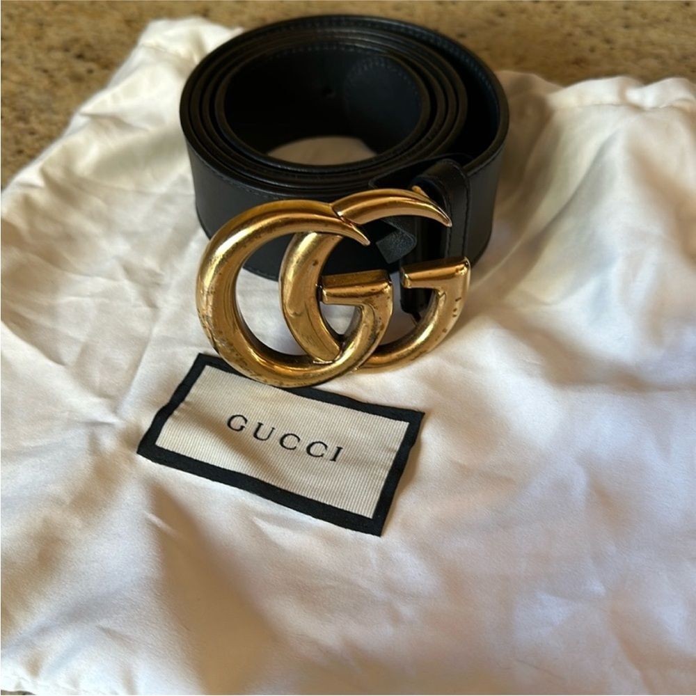 Marmont Women's Gucci belt ~ Black Large
